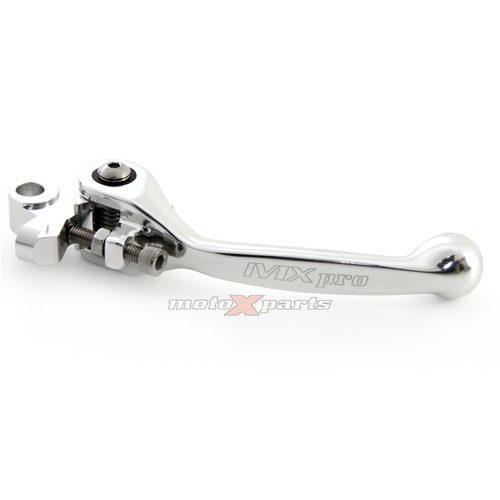 MX Pro Yamaha YZ/YZF 07-23 Kawasaki KXF 13-20 Silver Folding Brake Lever