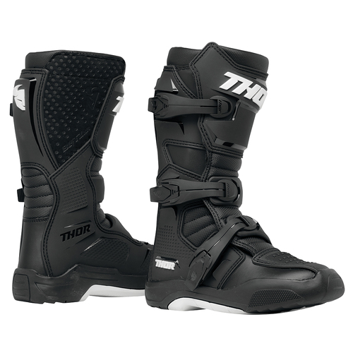 THOR MX BOOTS BLITZ XR YOUTH BK/WH SIZE 5