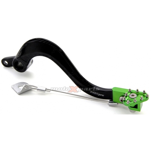 MX Pro Kawasaki KLX450 07-23 KXF450 06-20 Brake Pedal Rear Green