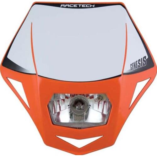 RTech KTM Genesis Headlight - E9 Certification - Orange