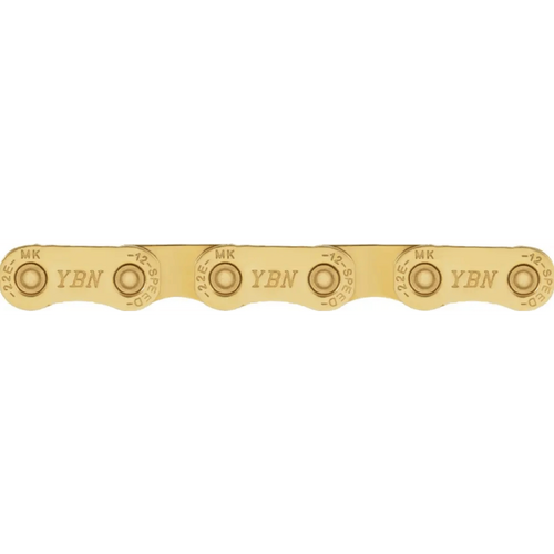 YBN MK12E Flat-Top 12-Speed E-Bike Chain 136L (Ti-Gold)