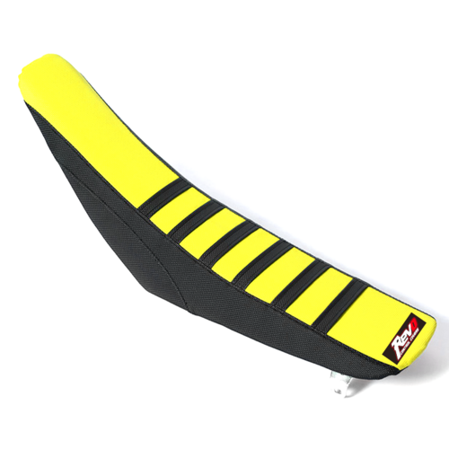 Revo Suzuki RMZ250 19-23 RMZ450 18-23 Yellow/Black Gripper Seat Cover