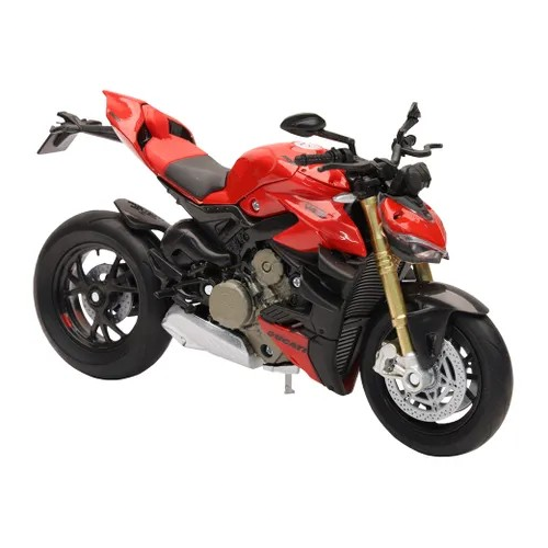 New Ray Ducati Super Naked V4S Road Bike 1:12 Scale Model