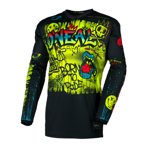 O'Neal 2026 Youth ELEMENT Rancid Jersey - Black/Neon