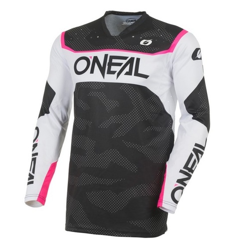ONEAL 27 HARDWEAR CAMO JERSEY - BLACK/WHITE/PINK 