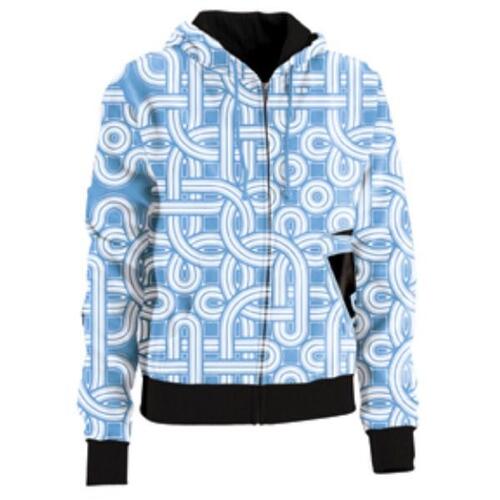 Thor Harper Zip Hoody Womens Blue