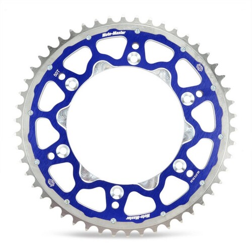 Moto-Master Gas Gas / Husqvarna / Beta / Sherco Fusion Dual-Ring Rear Sprocket Blue