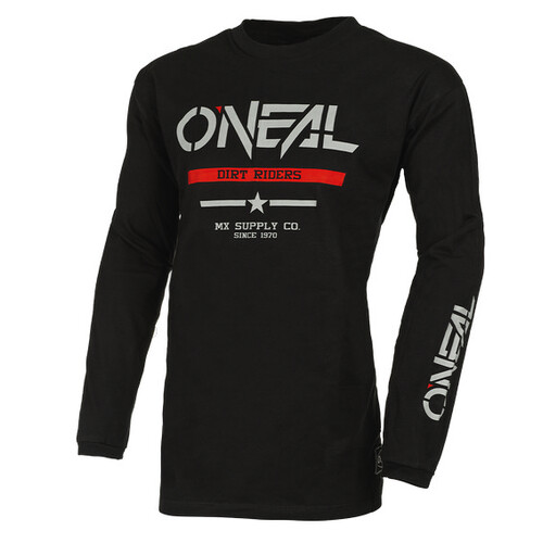 O'Neal ELEMENT Squadron Cotton Jersey - Black/Grey