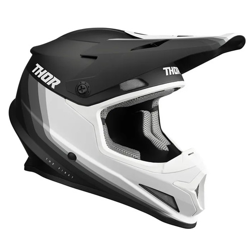 THOR MX Sector Runner MIPS Helmet Black/White