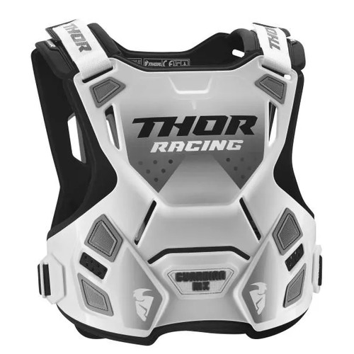 THOR MX Guardian Chest Protector Adult White/Black