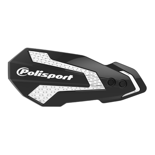 Polisport Suzuki Kawasaki Yamaha MX Flow Handguard Black / White