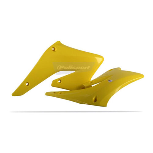 Suzuki RMZ250 04-06 Radiator Scoops Yellow