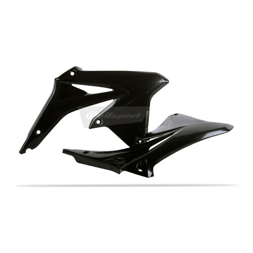 Suzuki RMZ450 08-17 Radiator Scoops Black