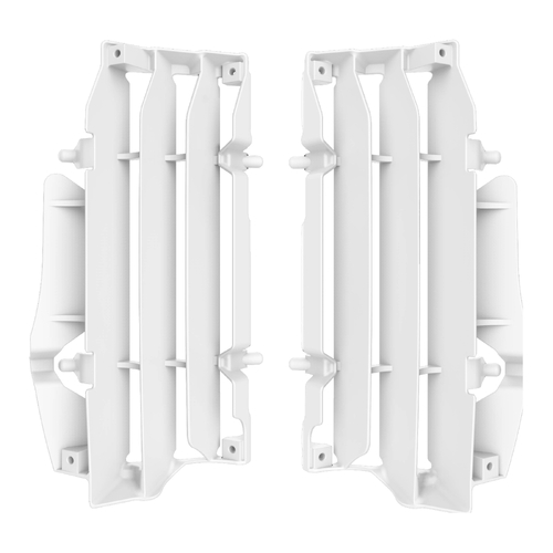 POLISPORT BETA RR250/300 2T 350/400/450 4T 20-25 RADIATOR LOUVERS - WHT