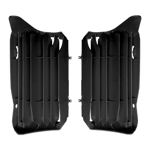 POLISPORT HONDA CRF250 CRF250RX 22-25 CRF450 CRF450RX 21-25 BLACK RADIATOR LOUVERS