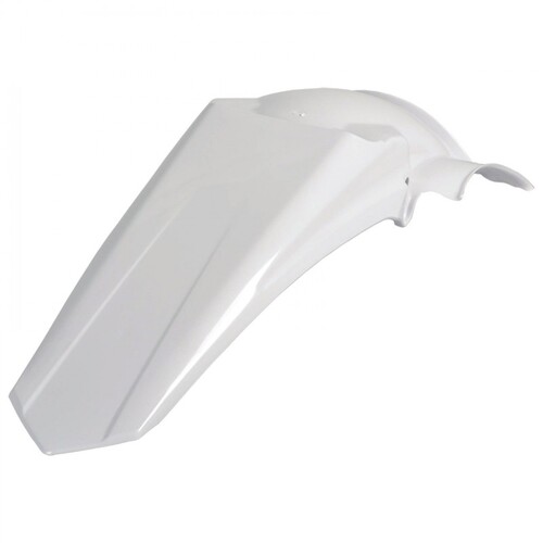 POLISPORT YAMAHA WR250F 07-14 WR450F 07- 15 REAR FENDER - WHT