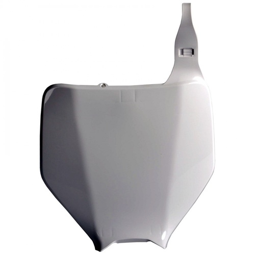 POLISPORT KAWASAKI KX125 KX250 03-08 KX250F 04-08 KX450F 06-08 WHITE NUMBER PLATE