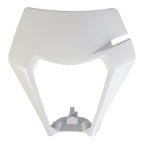 POLISPORT KTM EXC EXCF 20-23 WHT NUMBER PLATE / HEADLIGHT MASK 