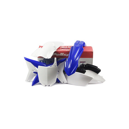 Yamaha YZ250F 10-13 Standard Plastics Kit Blue/White