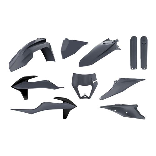 Polisport KTM EXC / EXC-F / XC-W/XCF-W 20-22 Grey Plastics Kit