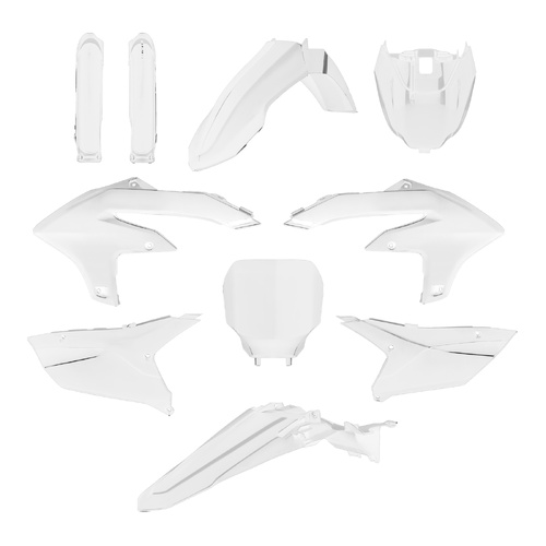 Polisport YamahaYZ250F YZ450FX 24-26 YZ250FX 2025 YZ450F 23-25 Plastics Kit - White