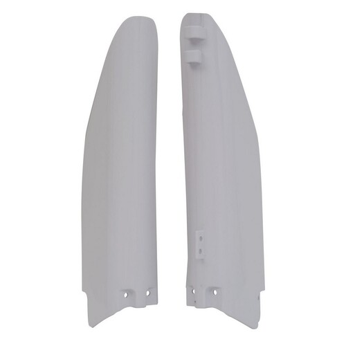 RTech Suzuki RM125-250 99-03 White Fork Protectors