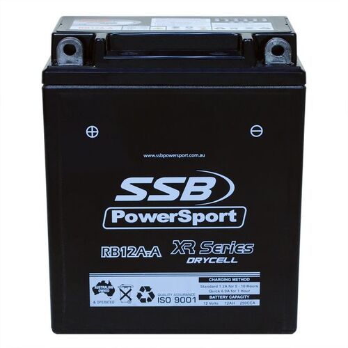 SSB Powersport XR Series High Performance AGM 12V 12AH Battery
