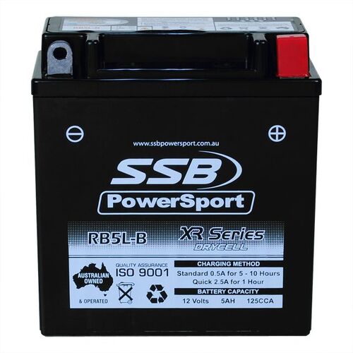 SSB Powersport XR Series High Performance AGM 12V 5AH Battery
