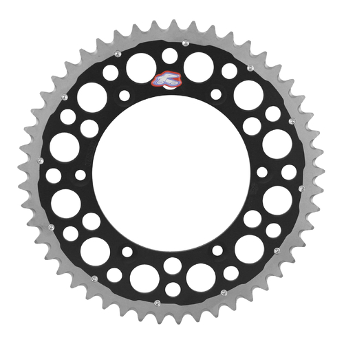 Renthal Suzuki RM / RMZ / RMX / DRZ Twin Ring Black Rear Sprocket