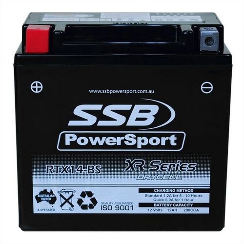 SSB Powersport XR Series High Performance AGM 12V 12AH Battery