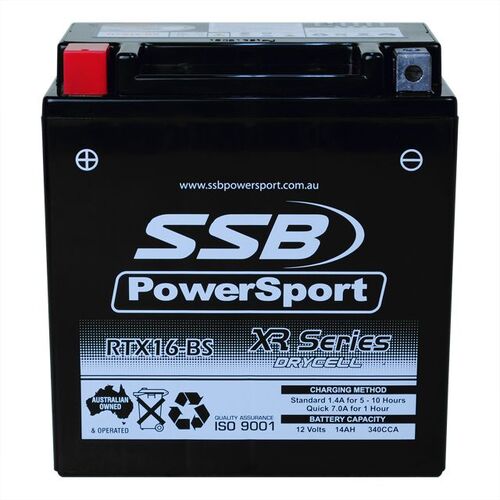 SSB Powersport XR Series High Performance AGM 12V 14AH Battery