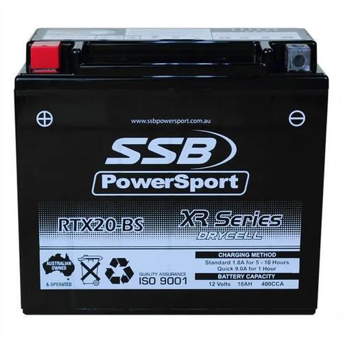 SSB Powersport XR Series High Performance AGM 12V 18AH Battery