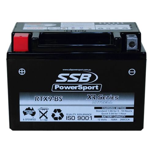 SSB Powersport XR Series High Performance 12V 10AH Battery