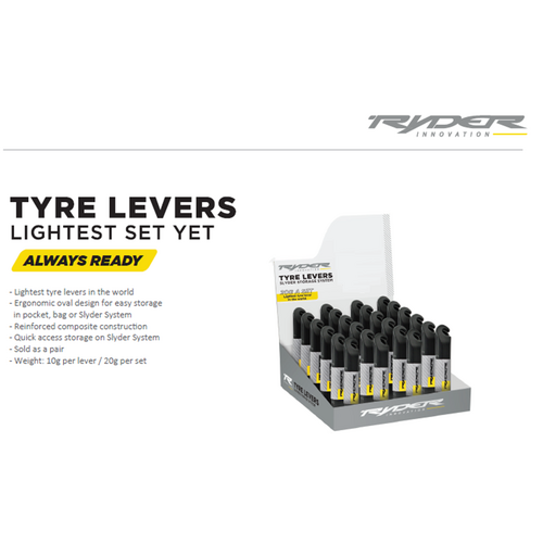 Bicycle Tyre Levers Ryder Cycling 24 sets of 3