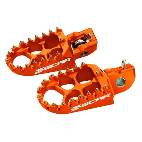 Scar Racing KTM / Husqvarna / Husaberg / Beta Orange EVO Footpegs
