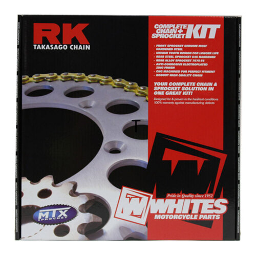 Whites Honda CRF70 Chain And Sprocket Kit