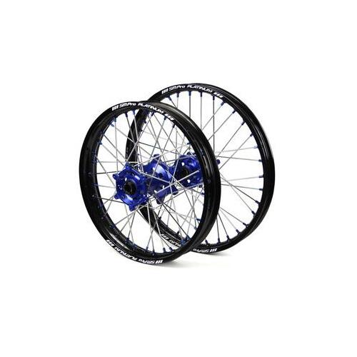 SM Pro Platinum Husqvarna KTM Husaberg Black/Blue Wheel Set