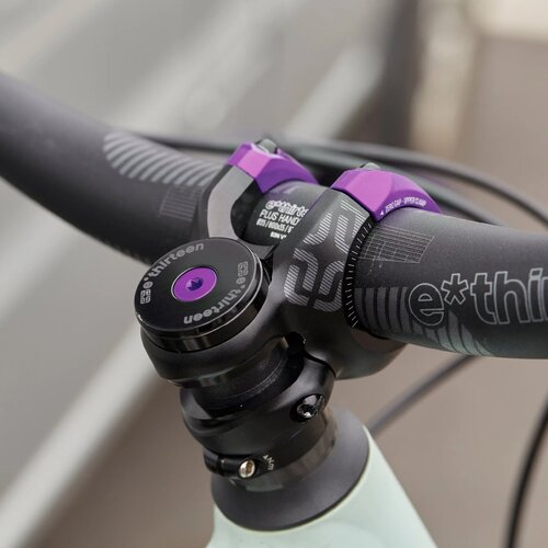 Top Cap Bolt & Headset Spacer Kit - Purple