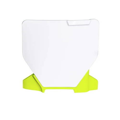 RTech Husqvarna TC 125/250 FC 250/350/450 TX300 FX 350/450 23-24 White/Yellow Number Plate