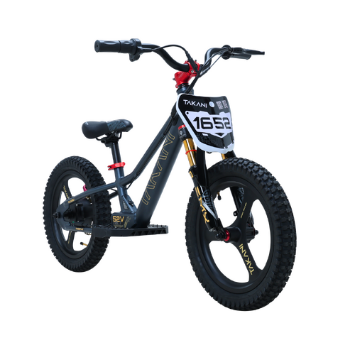 TAKANI 350W Electric Balance Bike 16'' Matte Charcoal