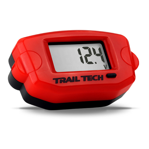 Trail Tech Digital Voltage Gauge - Red
