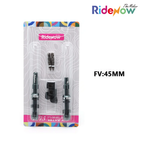 RideNow 7075 Tubeless Valve Kit PV45mm (Grey)