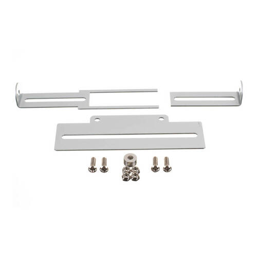 WHITES NUMBER PLATE BRACKET SILVER