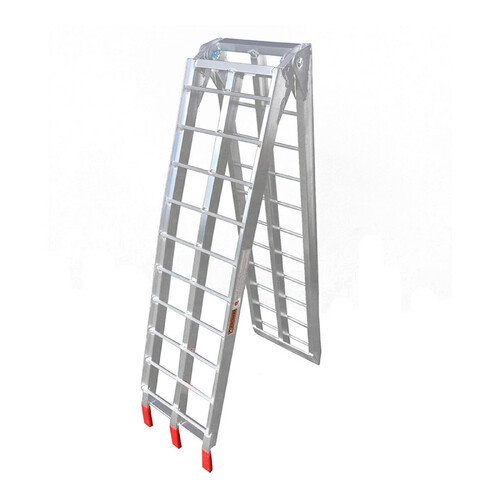 WHITES ALLOY RAMP FOLDING 226X30c 340kg rated X-Bar style