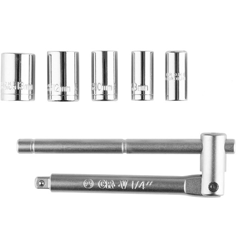 NAC Tools Mini T-Handle Folding Set 1/4" Drive